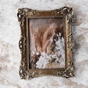 Jacob Vintage Gold Picture Frame with Floral Design